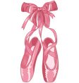 Ballet slippers vector image