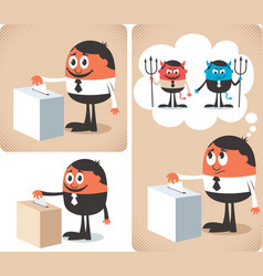 Vote vector image