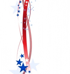 Stars and stripes vector image