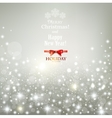 Elegant Christmas background with snowflakes and vector image