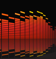 Graphic equalizer vector image