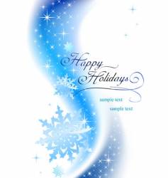 Happy holidays vector image