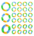 Arrow icons vector image