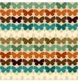 Seamless pattern with butterflies in retro style vector image