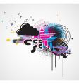 Urban background vector image