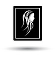 Portrait art icon Portrait art icon vector image