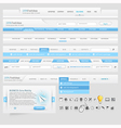 Web template Web template vector image