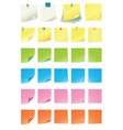 Post it note vector image
