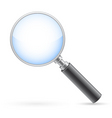Magnifying glass vector image