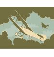 Dog fight vector image