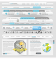 Website template vector image