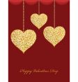 Valentines hearts vector image