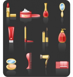 Beauty red vector image
