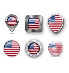 County Flag Bages County Flag Bages vector image