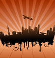 Urban landscape of Shanghai vector image