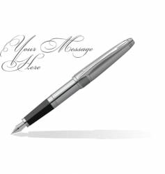 Fountain pen vector image