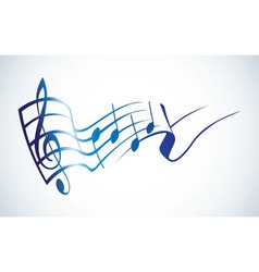 Music notes vector image