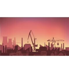 Industrial Plant vector image