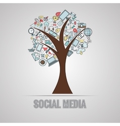 Social media doodles Social media doodles vector image