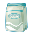 A pack of sugar vector image