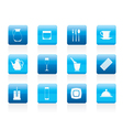 Bar and night club icons vector image