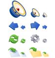 Graphic design icons vector image