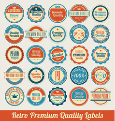 Retro Labels vector image