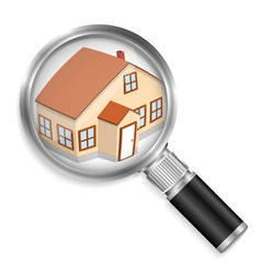 Search House vector image