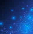 Abstract network concept design vector image