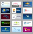 Business cards vector image