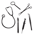 Medical set vector image