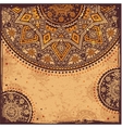 Indian gold ornament vector image