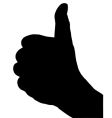 Finger signs vector image