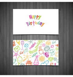 Happy birthday cards Happy birthday cards vector image