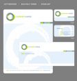 Stationery template vector image