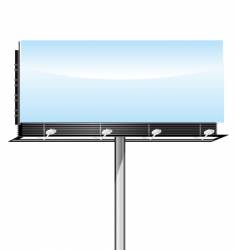 Blank billboard vector image