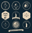 America Label Design vector image
