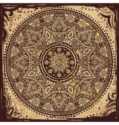 Indian ethnic ornament vector image