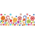 Candies background vector image