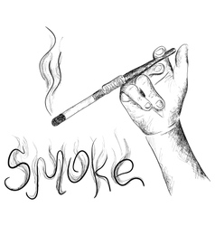 Smoking vector image