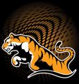 Tiger sticker vector image