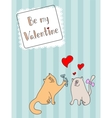 Be my valentine vector image