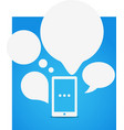 Modern mobile phone vector image