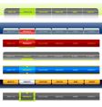 Web menu vector image