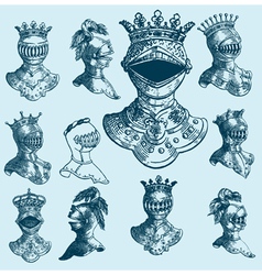 Vintage armour vector image