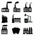 Factories vector image