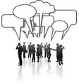 Communication network vector image