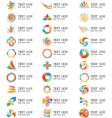 Swirl logos vector image