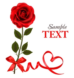 Valentine day card vector image