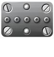 Nuts and bolts vector image